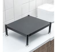 Cache Plaque de Cuisson Gaz pour Camping-Car, Couvre Plaque de Cuisson à Gaz avec Pieds en Métal, Hauteur Réglable(Black,35x50x10cm/14x20x4in)