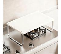 Cache Plaque de Cuisson Gaz pour Camping-Car, Couvre Plaque de Cuisson, Organisateur Placard Cuisine, Optimisation de L'Espace(White,30x54x14cm/12x21x6in)