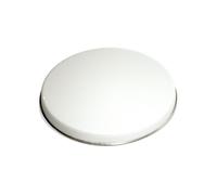 Cache plaque électrique émail diamètre 16 cm blanc
