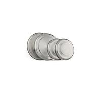 Relaxdays 10013225 4 cache-plaques en acier inox protège-plaques pour plaques électriques, argenté,20 cm