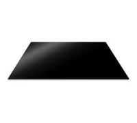Pebbly Planche de protection en verre trempé pour plaque de cuisson – Noir – 57 x 50 cm