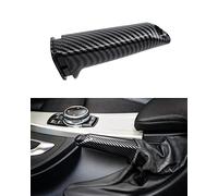 Cache poignée de frein à main pour BMW E90 E60 E46 E92 F30 F32 F20, poignée en fibre de carbone véritable pour BMW Série 1 3 5 (Matériau ABS)