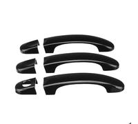 Cache Poignée Porte Compatible Avec Vw Pour Caddy Pour Vans 2004-2015 Couvre Poignées De Porte Noir Brillant Remplacement Des Poignées De Porte