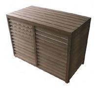 Cache pompe à chaleur bois traité M : 950 x 500 x 700 cm