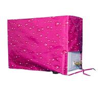 Cache Pompe a Chaleur Extérieur, Housse Pompe a Chaleur Piscine, Tissu Oxford 420D, Esthétique, Durable, Anti-poussière, Imperméable(Pink,80x30x55CM/31x12x22IN)