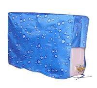 Cache Pompe a Chaleur Extérieur, Housse Pompe a Chaleur Piscine, Tissu Oxford 420D, Esthétique, Durable, Anti-poussière, Imperméable(Blue,80x30x55CM/31x12x22IN)