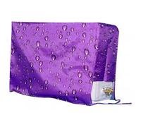Cache Pompe a Chaleur Extérieur, Housse Pompe a Chaleur Piscine, Tissu Oxford 420D, Esthétique, Durable, Anti-poussière, Imperméable(Purple,90x35x60CM/35x14x24IN)