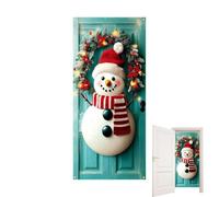 Cache-Porte Bonhomme De Neige D'Ornement Classique À Corde