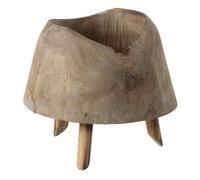 Cache-Pot 3 Pieds en Bois ""Valeria"" 20cm Naturel