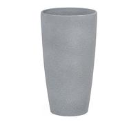 Cache-Pot 42 cm en Pierre Grise Fibre de Verre pour Jardin Patio Petite Taille A