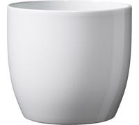 Cache-pot Basel En Céramique, Plusieurs Tailles, Blanc & Vanilla, Rond