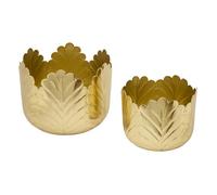 Cache-pot Belli doré 21x18cm - Atmosphera createur d'interieur