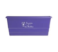 Cache-pot - CEP - Mini - Polypropylène 100% recyclable - Violet - Vert anis