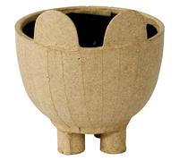 Cache pot chat 9x9x10,5cm - Kraft