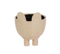 Cache pot chat 9x9x10,5cm - Kraft