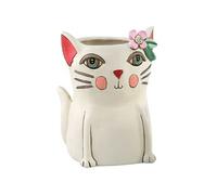 Cache-pots ENESCO Cache Pot de Fleurs Allen Designs - Chat - Hauteur 20 cm - Largeur 14 cm - Profondeur 14 cm