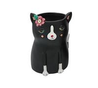 Cache Pot de Fleurs Allen Designs - Chat - Hauteur 12 cm - Largeur 8 cm - Profondeur 9 cm