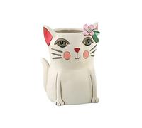 Cache-pots ENESCO Cache Pot de Fleurs Allen Designs - Chat - Hauteur 20 cm - Largeur 14 cm - Profondeur 14 cm
