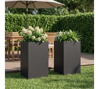 Cache-pot de jardin d'extérieur Boîte Jardinière balcon surélevé vidaXL vidaXL