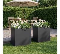 vidaXL Cache-pot de jardin Boîte jardinière balcon surélevé