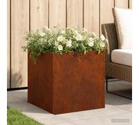 Cache-pot de jardin d'extérieur Boîte Jardinière balcon surélevé vidaXL vidaXL