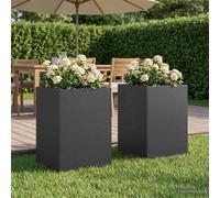 vidaXL Cache-pot de jardin d'extérieur – Boîte jardinière surélevée pour balcon