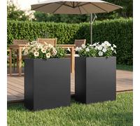 vidaXL Cache-pot de jardin – Jardinière surélevée pour balcon