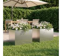 Cache-pot de jardin d'extérieur Boîte Jardinière balcon surélevé vidaXL vidaXL