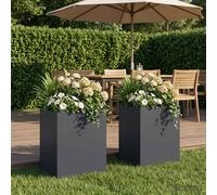 Cache-pot de jardin d'extérieur Boîte Jardinière balcon surélevé vidaXL vidaXL