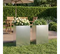 Cache-pot de jardin d'extérieur Boîte Jardinière balcon surélevé vidaXL vidaXL