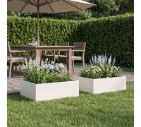 Cache-pot de jardin d'extérieur Boîte Jardinière balcon surélevé vidaXL vidaXL