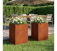 Cache-pot de jardin d'extérieur Boîte Jardinière balcon surélevé vidaXL vidaXL