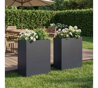 Cache-pot de jardin d'extérieur Boîte Jardinière balcon surélevé vidaXL vidaXL