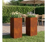 Cache-pot de jardin d'extérieur Boîte Jardinière balcon surélevé vidaXL vidaXL