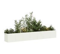 Cache-pot de jardin d'extérieur rectangulaire moderne Boîte à plantes vidaXL vid