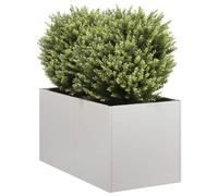 Cache-pot de jardin d'extérieur rectangulaire moderne Boîte à plantes vidaXL vid