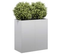 Cache-pot de jardin d'extérieur rectangulaire moderne Boîte à plantes vidaXL vid