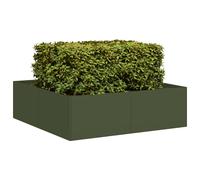 Cache-pot de jardin d'extérieur rectangulaire moderne Boîte à plantes vidaXL vid