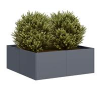 Cache-pot de jardin d'extérieur rectangulaire moderne Boîte à plantes vidaXL vid