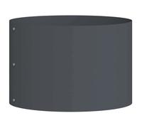 vidaXL Pot en Métal Anthracite Anthracite Métal Moyen