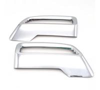 Cache Pot d'Échappement 2 Caches D'échappement Arrière Pour Voiture Accessoires De Décoration Extérieure Compatible Avec Peugeot 3008 5008 T87 2017 2018 2019(Silver)