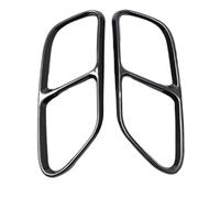 Cache-Pot D'éChappement ArrièRe De Voiture Couvercle De Tuyau D'échappement Arrière De Voiture, Accessoires De Décoration Pour Audi Pour A4 B9 2019(Black)