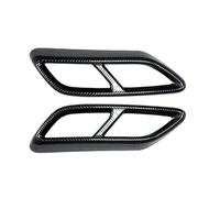 Cache-Pot D'éChappement ArrièRe De Voiture Couvercle De Tuyau D'échappement Arrière De Voiture, Pour Audi Pour A3 8Y S Line Sportback Sedan 2021 - 2023(Carbon Fiber look)