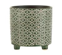Cache-Pot Déco en Céramique "Minada" 16cm Vert