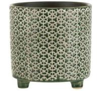 Cache-Pot Déco en Céramique "Minada" 16cm Vert