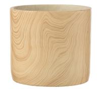 Cache-Pot Déco en Ciment "Forêt" 21cm Beige