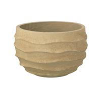 Cache-Pot Déco en Ciment "Roca" 38cm Beige
