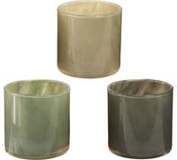 Cache-pot Déco Vert Gris H10cm 3pcs