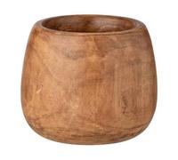 Vase bois massif marron Paulie D 27 cm