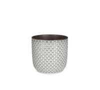 Cache-Pot En Céramique Blanc D19 Blanc